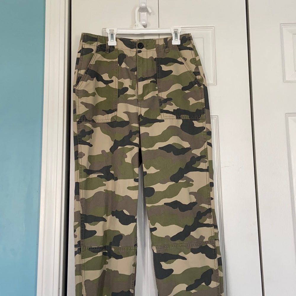 Straight Leg Camo Pants